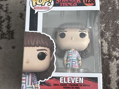Funko Pop! Television Stranger Things Eleven #1238, Lucas #1246 Figures & Steve #1542