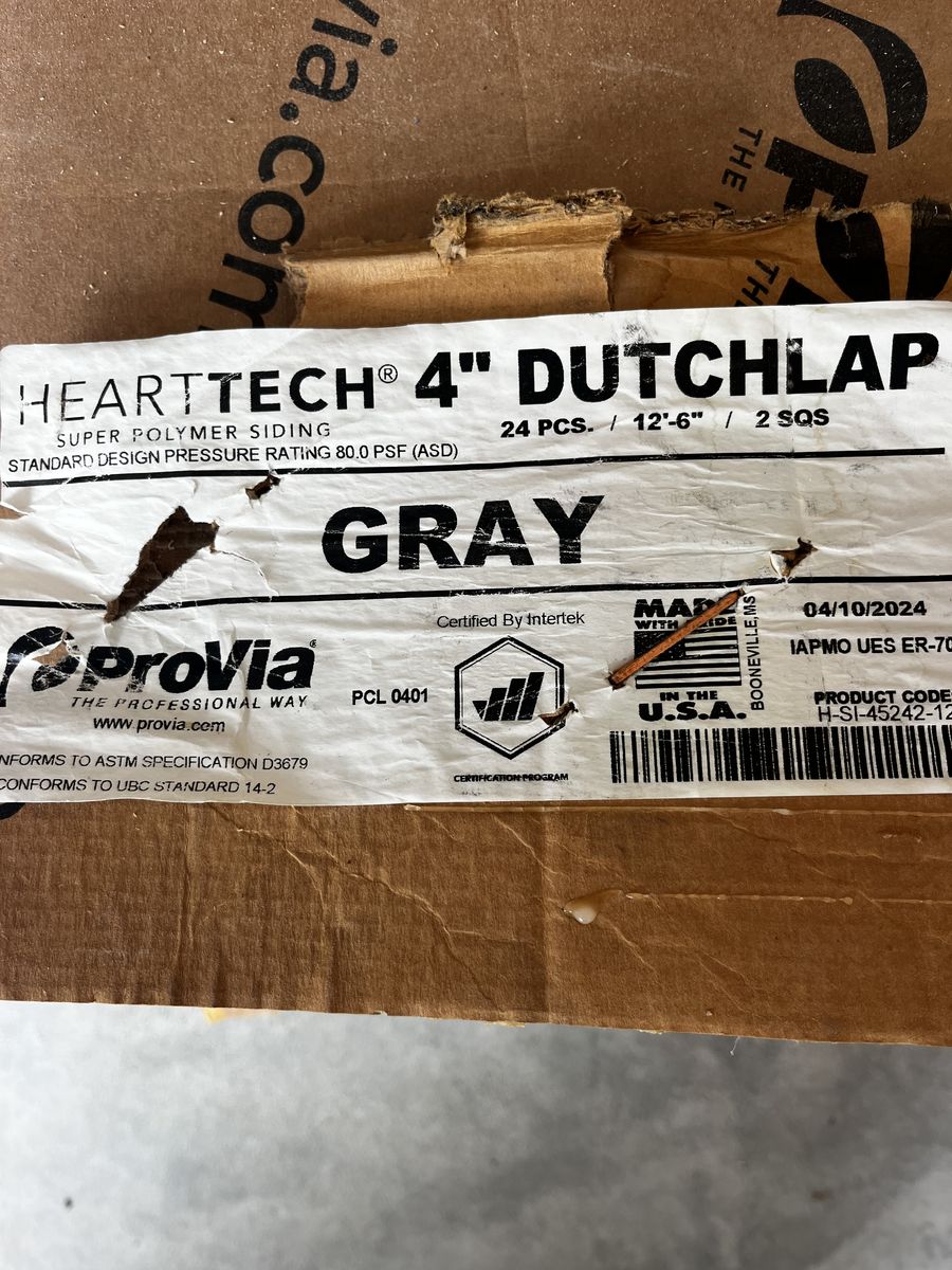 Siding and roofing material