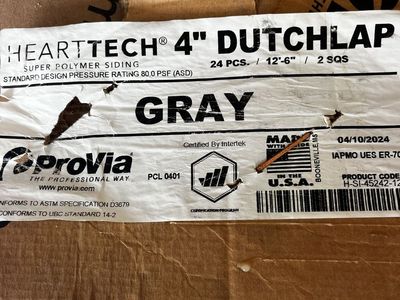 Siding and roofing material