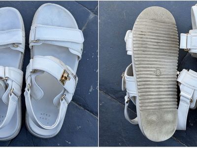 Size 8 White Sandals