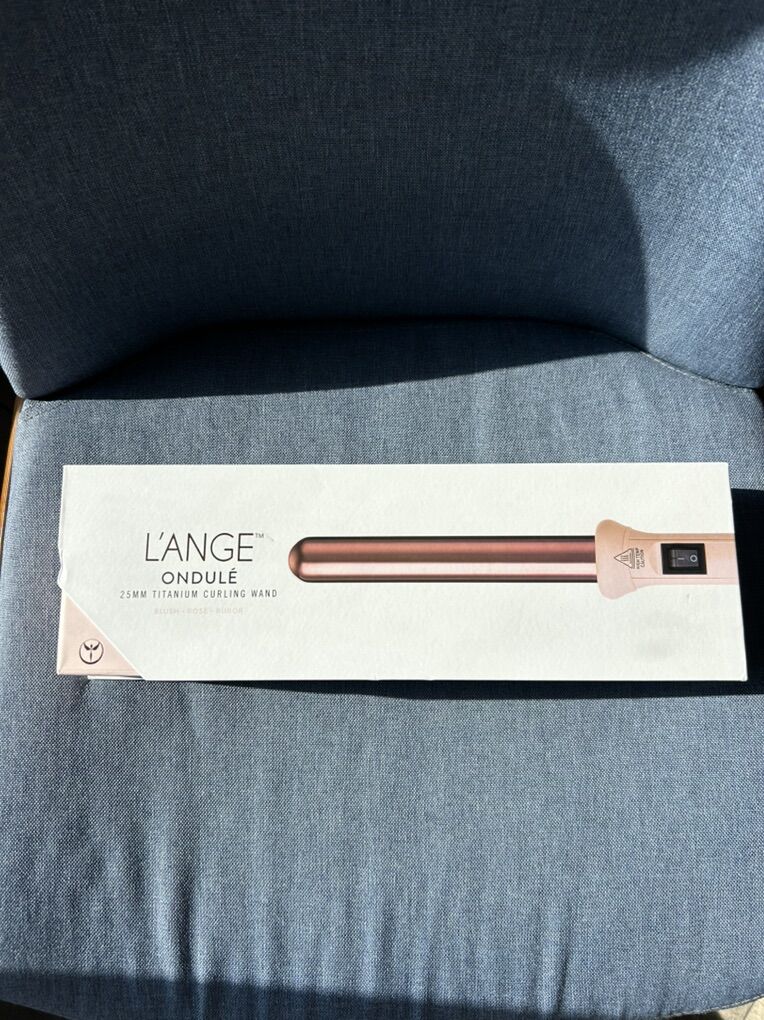 NIB L'ange Ondule Rose Gold Curling Wand Iron