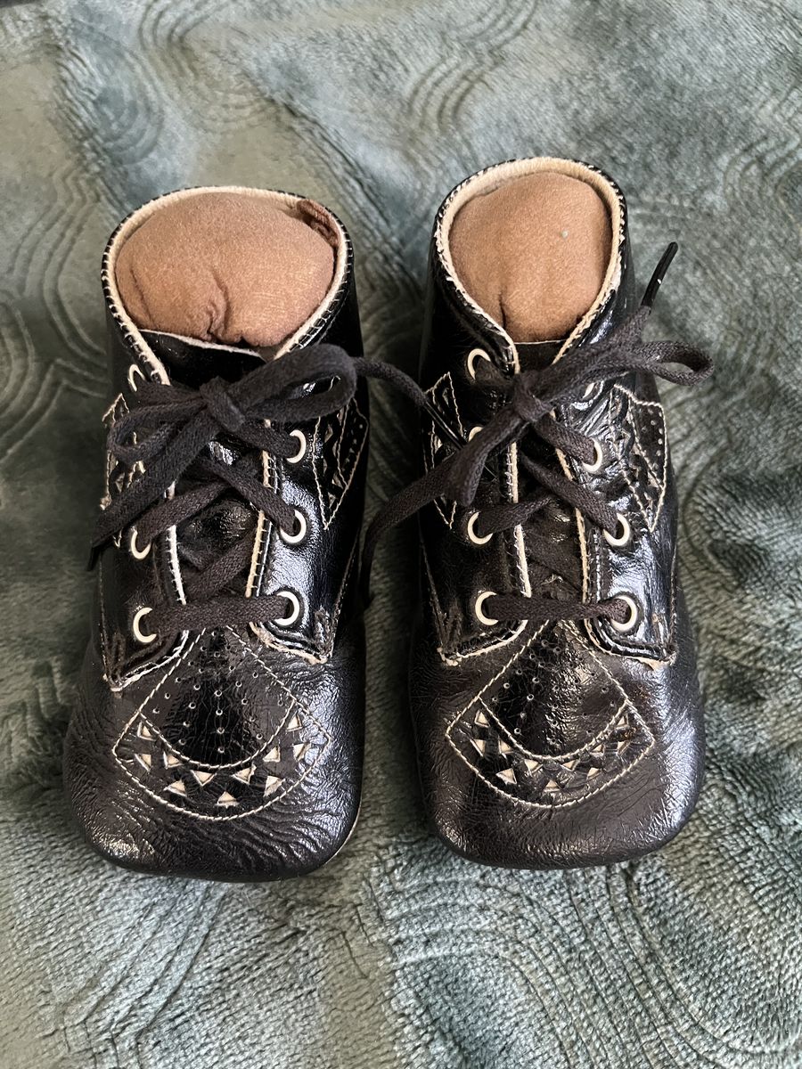 Antique Baby Shoes - Decorative and with Beautiful Cutouts