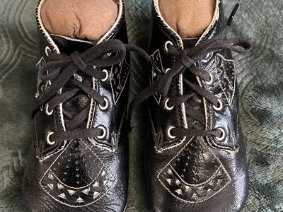 Antique Baby Shoes - Decorative and with Beautiful Cutouts