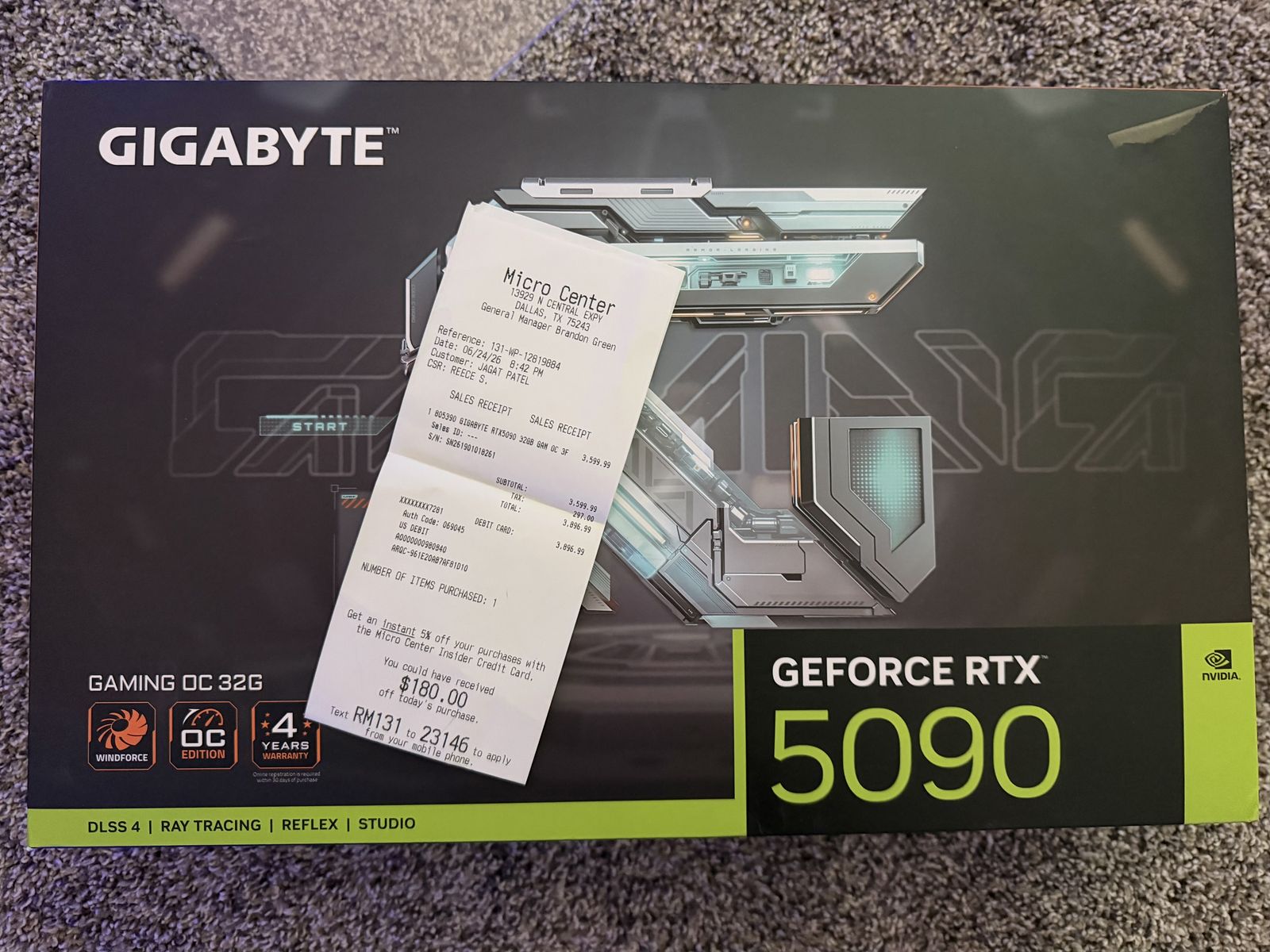 Gigabyte GeForce RTX 5090