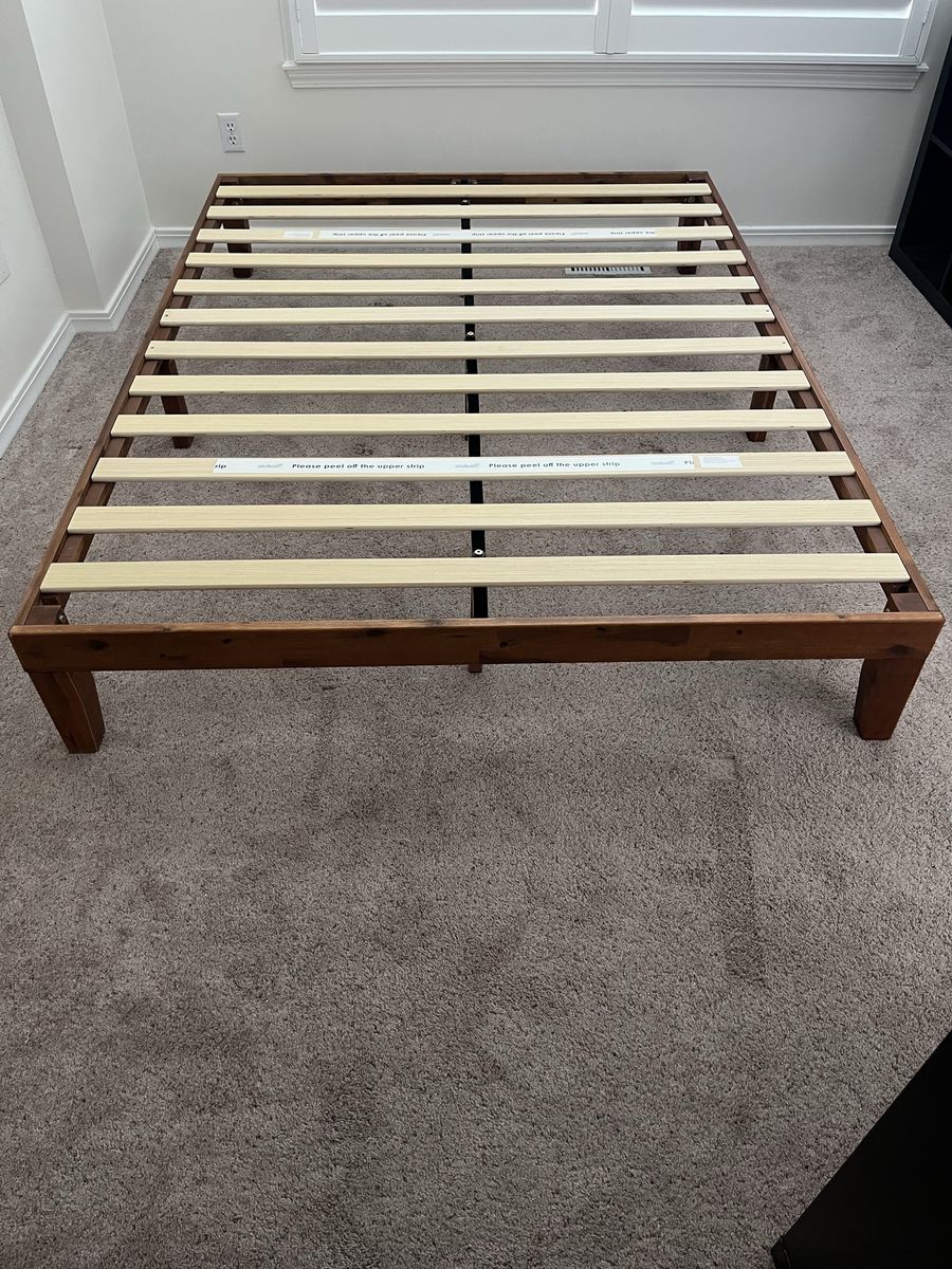 Queen slate bed frame