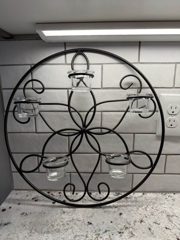 Star decorative teacup candle holder