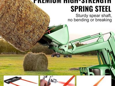49" Hay Spear, Bale Spears 3000lbs