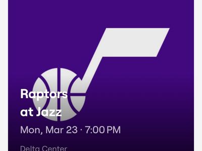 2 Lower Bowl Tickets l Raptors At Jazz
