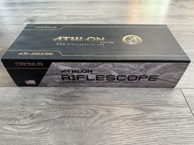 Athlon Cronus BTR 4.5-29x56 Riflescope - APRS FFP IR MIL Reticle