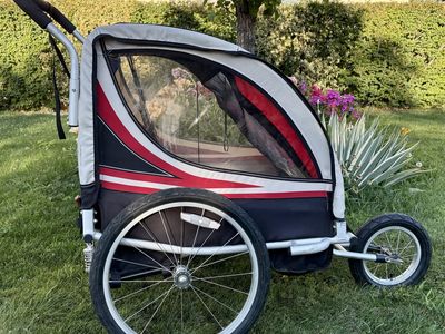 Bike trailer and stroller combo