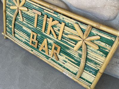 Bamboo Tiki Bar Sign