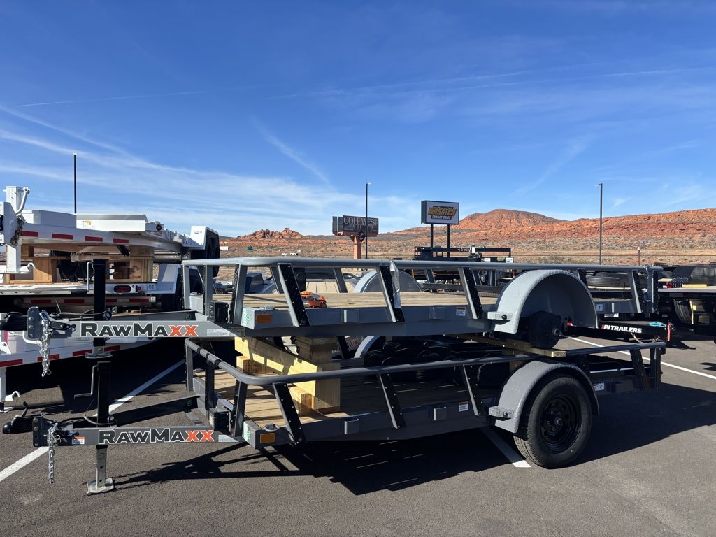 2026 RawMaxx Lava Grey 3.5K Utility Trailer with 4