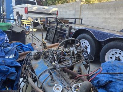 used Chysler 225 slant 6 with 4 speed transmission complete