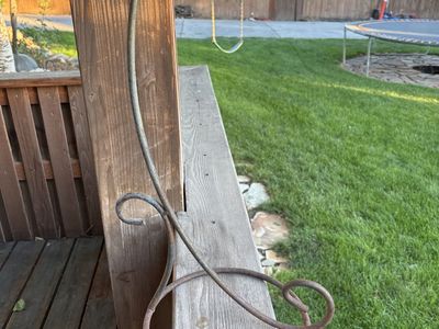 Free Standing Wrought Iron Plant Holder