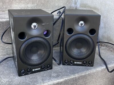 Two Yamaha MSP3D Monitor Speakers