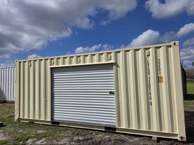 40FT Shipping Container with Roll-Up Door & Corner Access