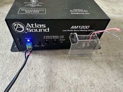 Atlas Sound AM1200 Low Profile Sound Masking Syste