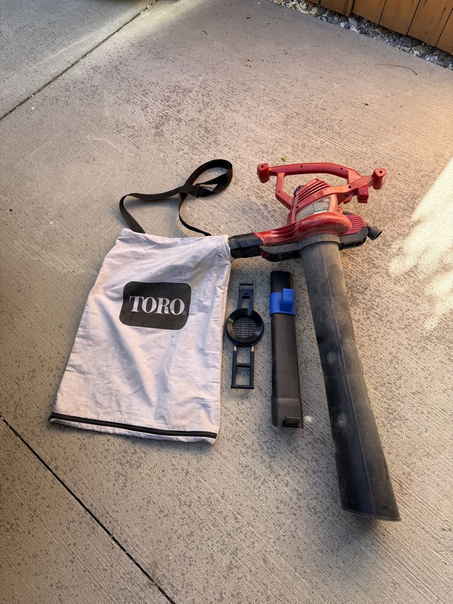 Toro Ultra Blower and leaf vacuum
