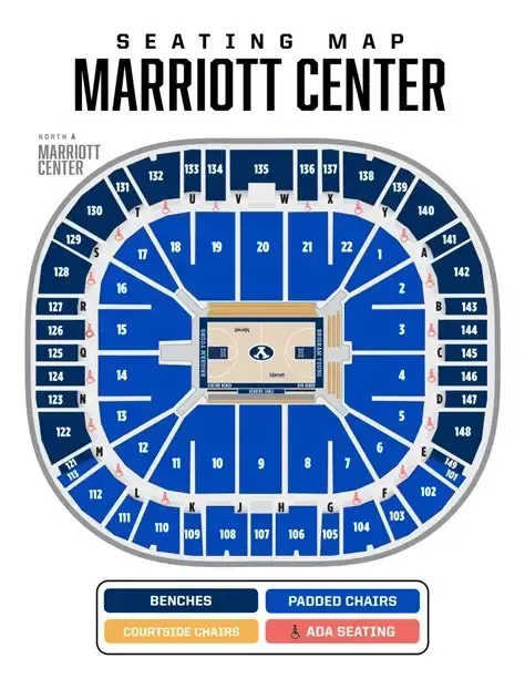 BYU vs UCF-Men's BBall-1st Row in Section 113 w/ Extra Leg Room