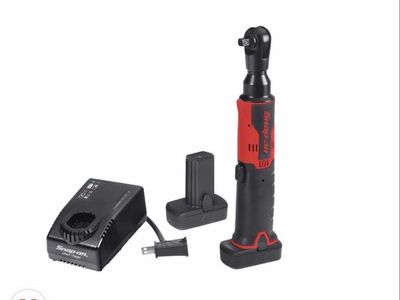 Snap-on CTR762K2 14.4V 3/8" Drive 175 RPM MicroLithium Cordless Ratchet Kit - Red