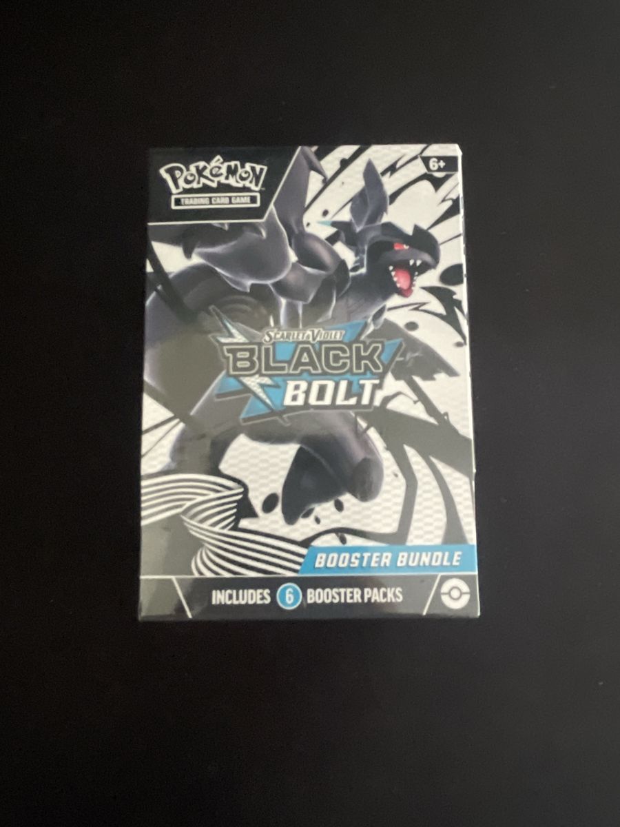 Pokemon Scarlet & Violet Black Bolt Booster Bundle (6 Packs)
