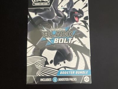 Pokemon Scarlet & Violet Black Bolt Booster Bundle (6 Packs)