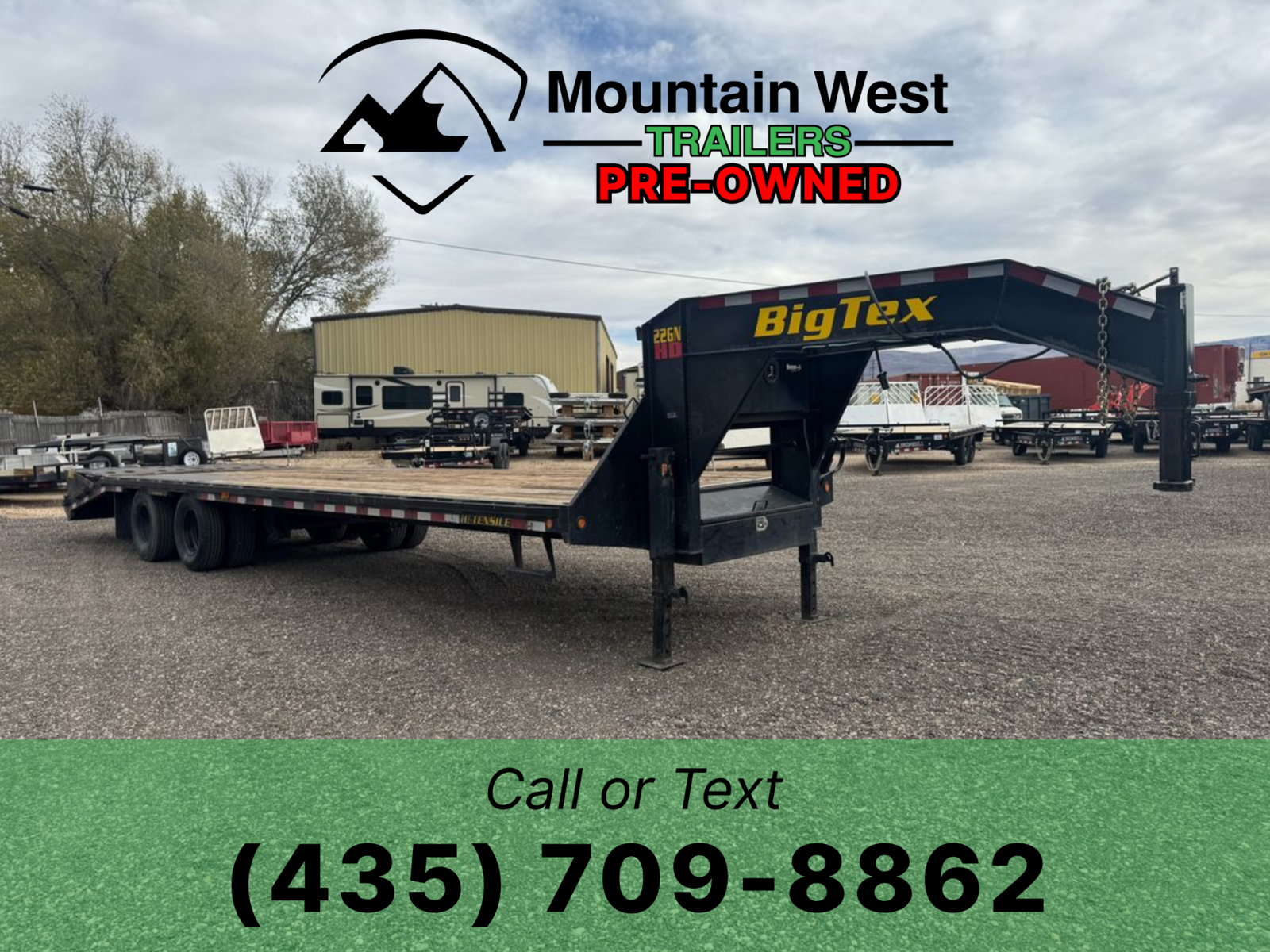 2019 USED Big Tex 30' Gooseneck Equipment Trailer