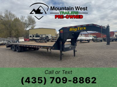 2019 USED Big Tex 30' Gooseneck Equipment Trailer