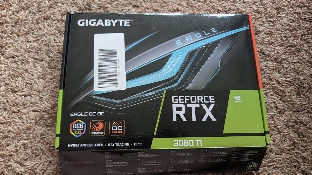 Gigabyte GeForce RTX 3060 Ti EAGLE OC 8G GDDR6 Graphics Card with 2X Fans