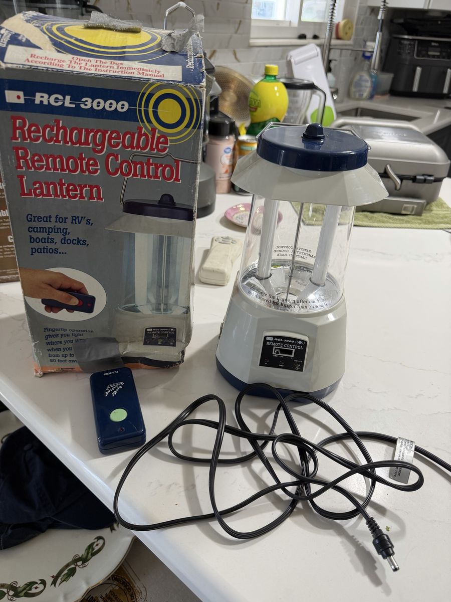 RCL 3000 Rechargeable Remote Control Outdoor Camping Lantern with Box