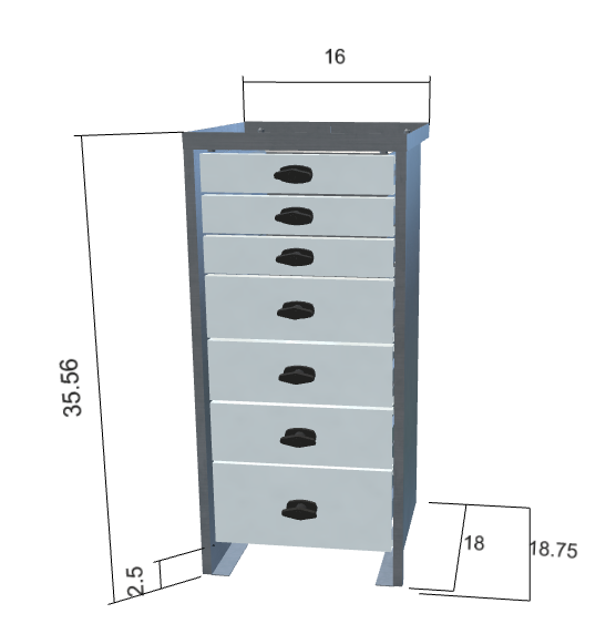 Heavy Duty Aluminum Drawer Package 2 PN13718A