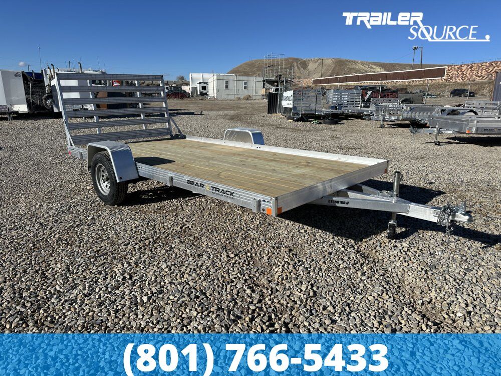 7x14 Bear Track BTU-W Aluminum Utility Trailer - 3.5K GVWR -