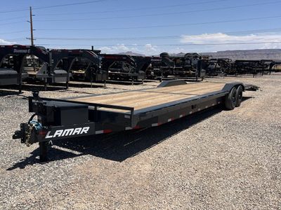 8.5x36 Lamar H8 Wide Body w/ Drive Over fenders Equipment Trailer - 14K GVWR - 14 Ply Tires