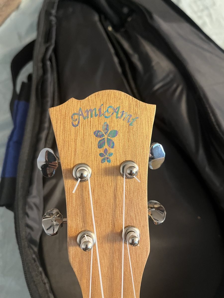Soprano ukulele with bag