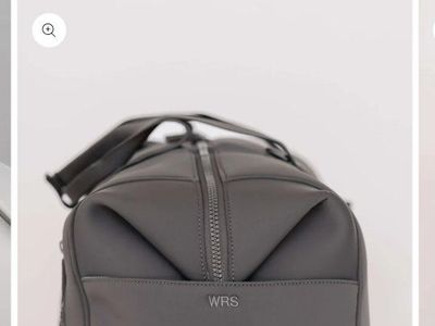 DAD BAG Charcoal Duffle Bag WRS Embroidered