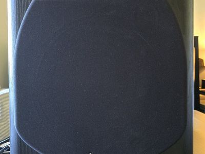 Infinity Alpha 1200S Powered Subwoofer - 12 inch driver, Bass Optimization System