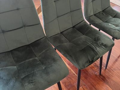 Green Velvet Chairs