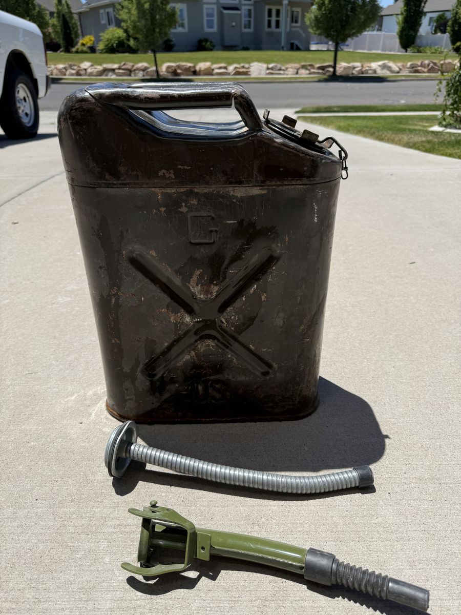 Jerry Can-Green. Comes With Spout