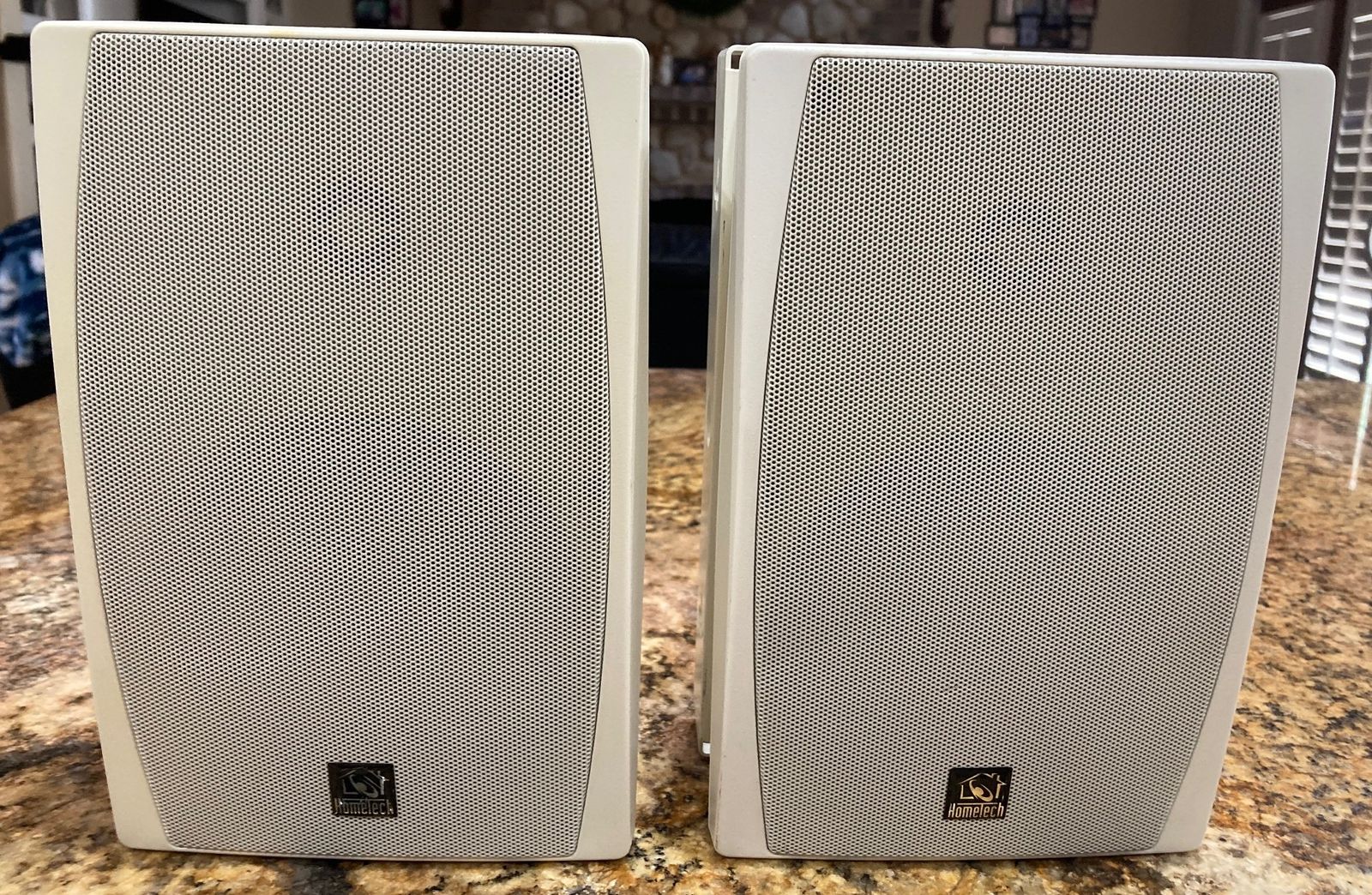 SONANCE HomeTech Pair of White Indoor/Outdoor Speakers