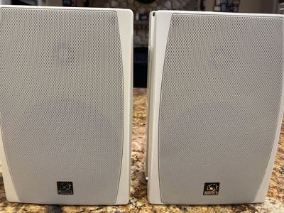 SONANCE HomeTech Pair of White Indoor/Outdoor Speakers