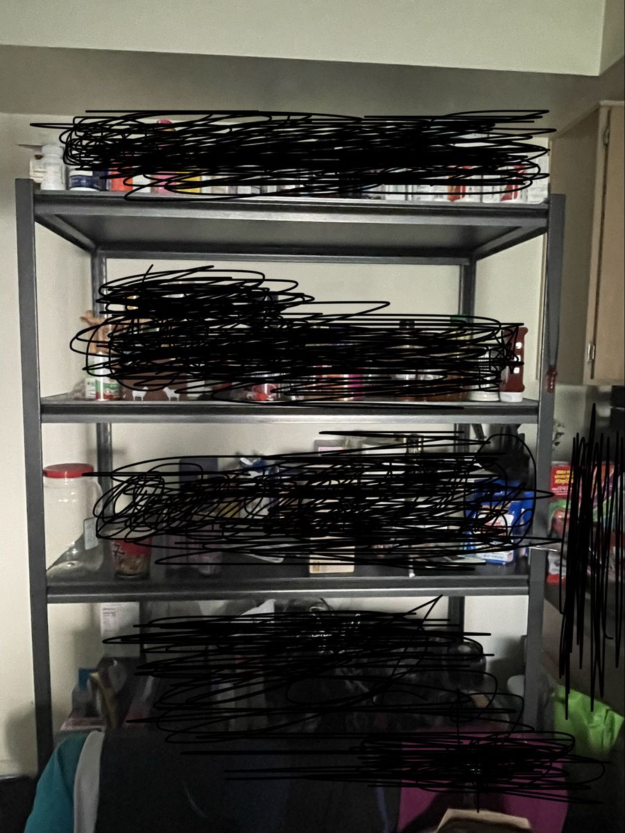 5 shelf storage rack
