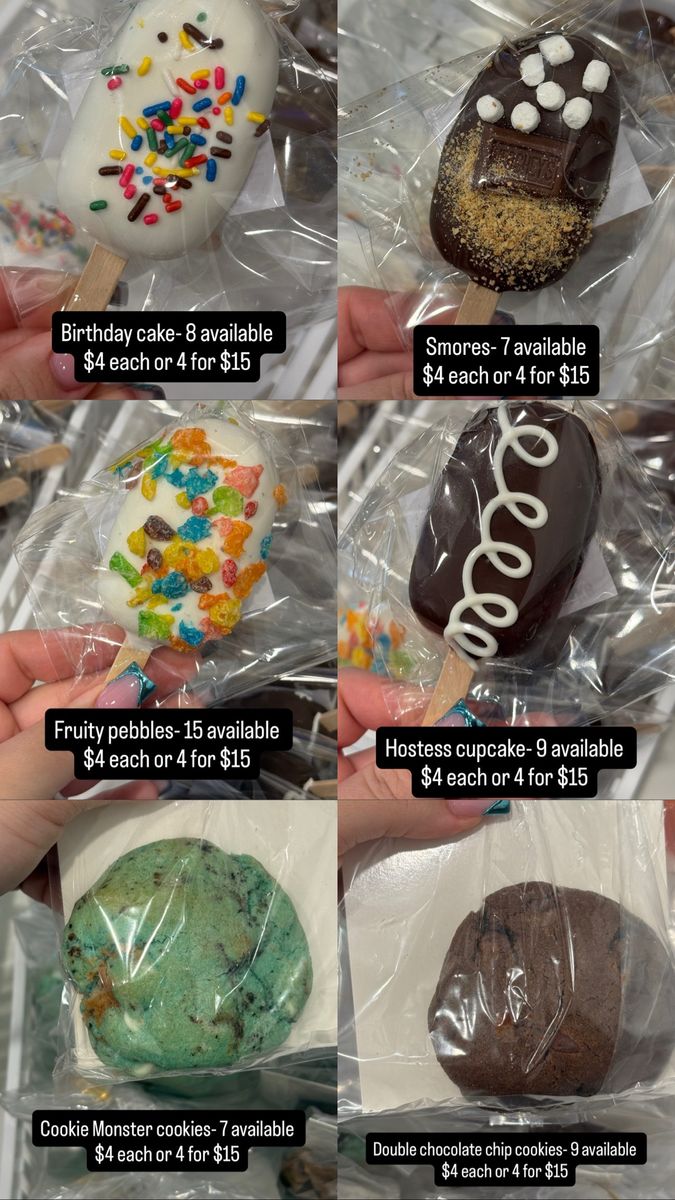 AVAILABLE TREATS!