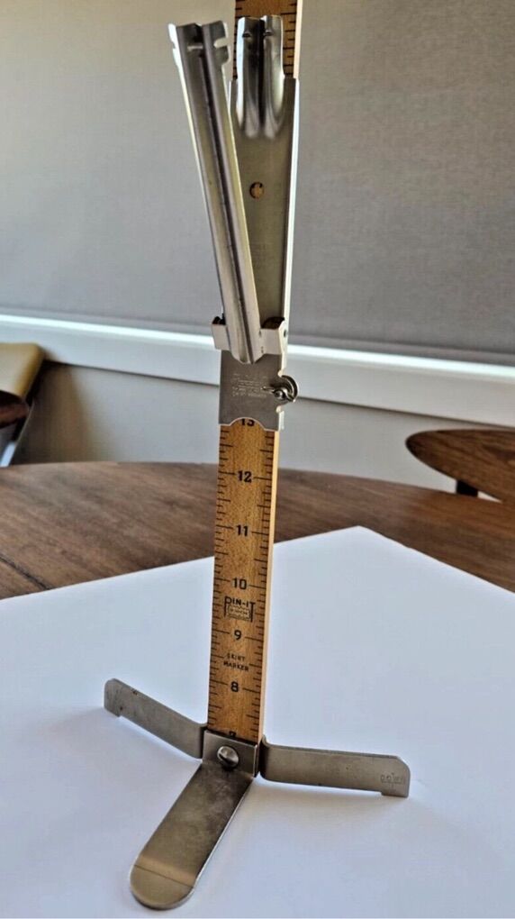 Pin-It Wooden Skirt Marker Sewing Hem Tool 20”