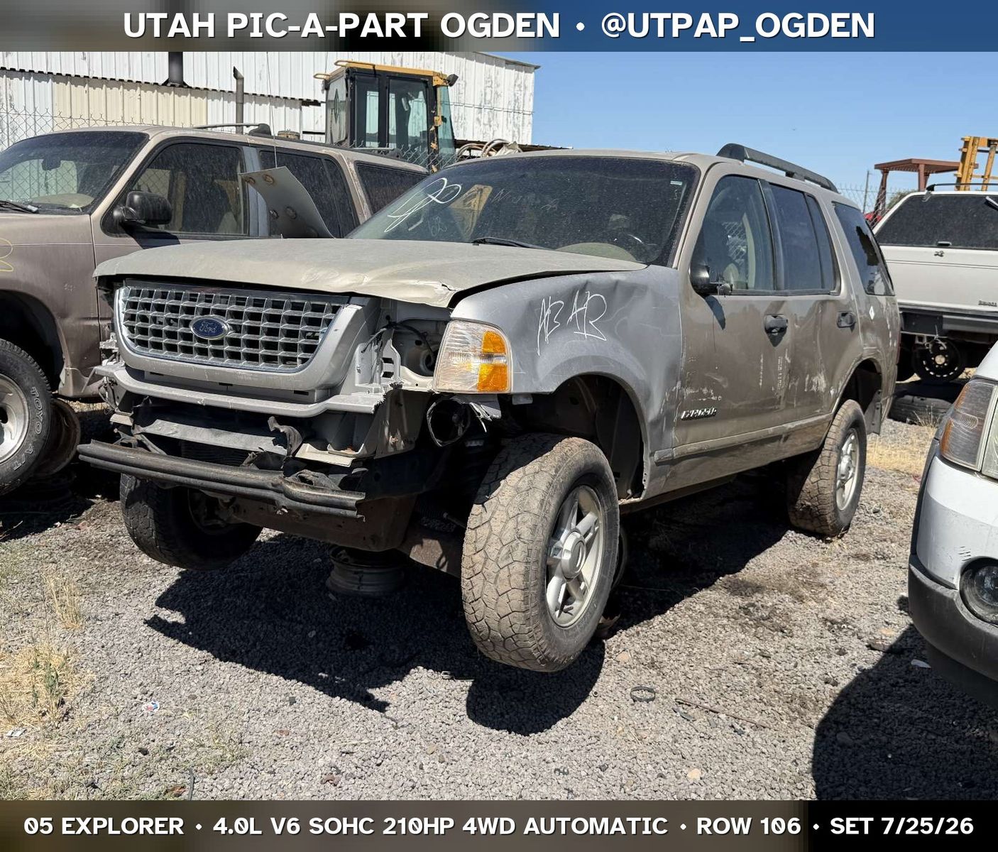 New Arrival - 2005 Ford Explorer Parts - UTPAP Ogden