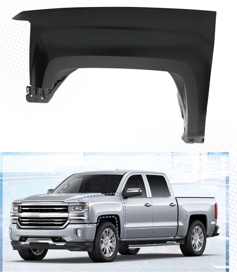 14-18 Chevrolet Silverado left front drivers fender