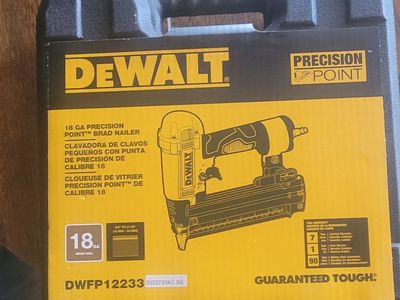 DeWalt DWFP12233 18GA Precision Point Brad Nailer - New in Box