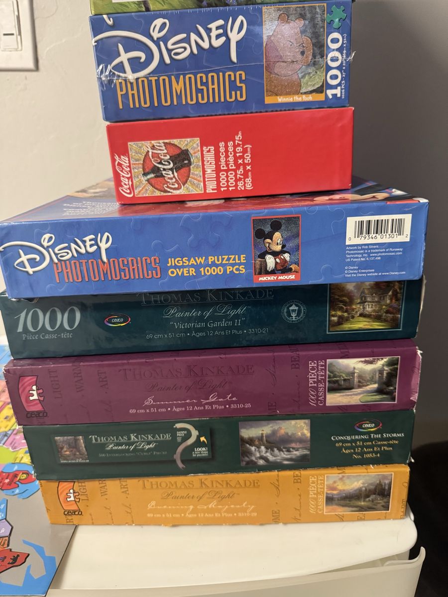 Puzzles - 12 different ones