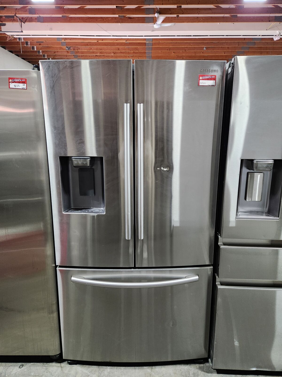 GREAT SAMSUNG STAINLESS STEEL FRENCHDOOR FRIDGE! W-WARRANTY