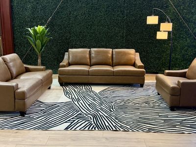 LUXURY LEATHER SET – 3 PIECES – FREE DELIVERY