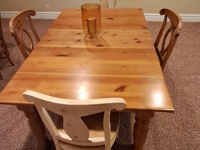 Pottery Barn Farmhouse Table and chairs
